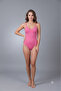 Women's Strappy Swimsuit with Flat Back Detail, Stretchy Fabric, One-Piece Swimsuit Code:77