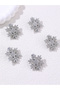 Set of 5 - Snowflake Hair Clips - 3