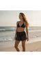 Women's Clothing Lycra Mesh Fabric Black Color Shorts Bb2777 - 3