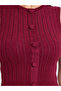 Magenta Rib Sleeveless Sheath Maxi Dress - 4