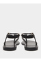 Black Embellished Flat Thong Sandals - 4