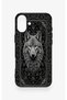 iPhone 16 Plus Compatible Ethnic Wolf Pattern Silicone Case - 2