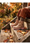 Genuine Leather Powder Orthopedic Zippered Girls' Boots - 5
