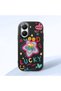Poco X7 Pro Compatible Case Camera Protector Black Silicone Couple Phone Case Heart Pattern