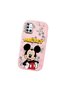 Samsung Galaxy A51 Compatible Case Camera Protector Pink Silicone Couple Phone Case Character Patterned - 3