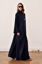 Rasha Slit Tunic Set Navy Blue - 3