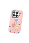 Mi 15t Pro Compatible Case Camera Protective Pink Silicone Couple Phone Case Bear Patterned - 3