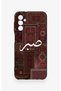 Samsung M13 Compatible Patience Ethnic Carpet Pattern Patterned Silicone Case - 2