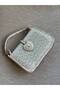 Women's Silvery Heart Detailed Hand and Shoulder Bag - 4