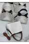Women's Stylish Knitted Handle Hand Shoulder Crossbody Bag - 3
