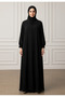 Hooded Panel Abaya | Nida Fabric