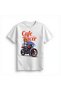Women's Retro Cafe Racer Motorcycle Printed Short Sleeve Round Neck Cotton T-Shirt Comfortable Casual - 2