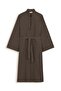 Belted Tunic with Tie Brown