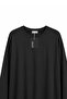 Padded Combed Cotton Tunic Black - 3