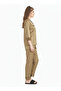 Rizqé Amber Lustre Golden Brown Imported Satin Pajama Set Nightuit - 2