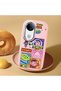 Vivo V50 Compatible Shock-Absorbing Camera Protected Pink Silicone Case - 2