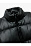Zippered Stand Collar Pocket Detailed Long Sleeve Slim Fit Puffer Coat - 5