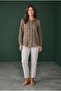 Lace Stone-Printed Linen Shirt - 2
