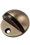 Brown Stainless Steel Half Moon Oval Floor Door Stop - 2