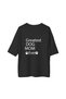 Funny Printed Women's Oversize T-Shirt with the Text "Best Dog Mom" - 2
