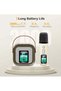 Kids Adults Mini Portable Bluetooth Colourful Karaoke Speaker with 2 Wireless Microphones and Dynamic Lights Birthday Gift Home KTV Outdoor Travel - 8