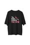 Women's Oversize T-Shirt with Print for Those Who Love the Gym - 2