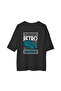 Brooklyn Retro Car Classic Garage Printed Women's Oversize T-Shirt - 2