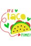 Kids' T-Shirt Taco Time Printed Colorful Graphic Pattern Short Sleeve Relaxed Fit Casual Modern Stylish - 3