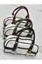 Women's Lock Detail Sporty Stylish Hand and Shoulder Bag - 6