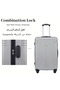 4-Piece ABS Hard Shell Luggage Set for Family, 20/24/28/32 Inch, TSA-Approved Lock, 360° Silent Spinner Wheels, 3-Level Adjustable Handle, Unisex for Men Women - 5