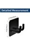 Four-piece rotating hook set, 360-degree folding, white. - 2