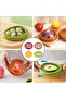 Four-piece silicone vegetable storage box set in color - 3