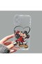 iPhone 16 Compatible Camera Protected Anti-Shock Aesthetic Print Patterned Transparent Silicone Case