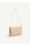 Women's Hand and Shoulder Bag with Side Magnet Detail and Chain Strap – Stylish Portfolio Clutch - 2
