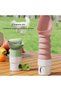 Portable dog water bottle 550ml leak-proof folding travel green - 3