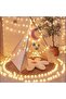 20 LED battery party lights waterproof. - 2