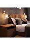 Modern brass wall lamp E27 for dining/living/bathroom. - 5