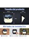 6-pack solar motion sensor wall lamp 248 LEDs. - 3