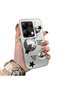 Poco M6 Pro 4g Compatible Minimalist Black Star Case, Daily Use Durable Protective Case - 2