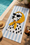 Retro Yellow Scarf-Dalmatian Dog Patterned 70X150 Beach Towel - Digital Printed Bath Towel - 2