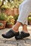 Black Smoked Daily Beach Pool Beach Slippers Unisex Slippers & Sandals
