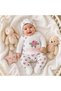 3 piece baby set with canvas details