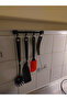 Kitchen Hanger with 4 Hooks – Wall Mounted Kitchen Utensil Hanger |   Scoop Spatula Organizer