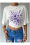 Women's Lycra Bat Sleeve Crop T-Shirt, Fitted at the Waist, Stretchy Fabric