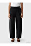 Black Soft Touch Women's Sweatpants with Elastic Waistband - 2