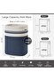 Laundry Hamper-Laundry Basket,Tall Cotton Storage Basket with Handles,Decorative Blanket Bas - 5