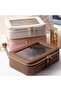 Toiletry bag waterproof cosmetic organizer with hanging hook for travelling - 4