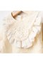 Amy Lace Covered 4-Piece Organic Hospital Discharge Set 100% Cotton Newborn Baby Girl - 3