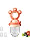 DMG Baby Food Feeder Pacifier, Baby Fruit Feeder, 2in1 Silicone Nibbler Pacifier and Teether, Infant
