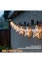 hooks outdoor lighting 60-piece secured screws perfect gardens parties Christmas decorations ideal string lights party lights - 5